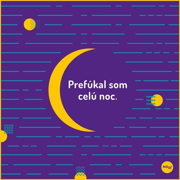 Látková vreckovka Prefúkal som celú noc