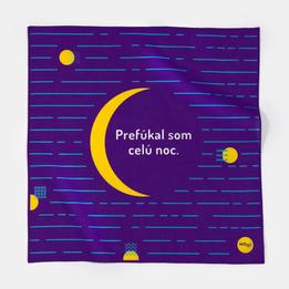 Látková vreckovka Prefúkal som celú noc thumb