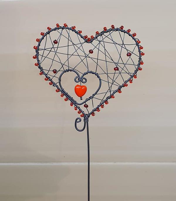 Stredný zápich do kvetináča - 2v1