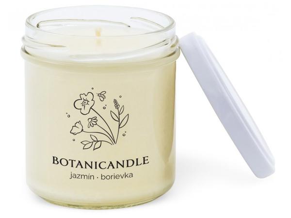Sójová sviečka malá - jazmín, borievka