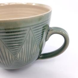 Väčší zelený hrnček thumb