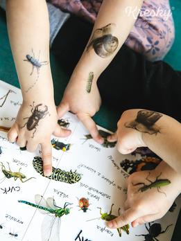 Kresky, dočasné tetovačky - Pod stromami thumb