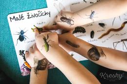 Kresky, dočasné tetovačky - Pod stromami thumb