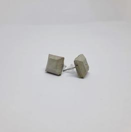 Betónové náušnice - mini štvorce thumb