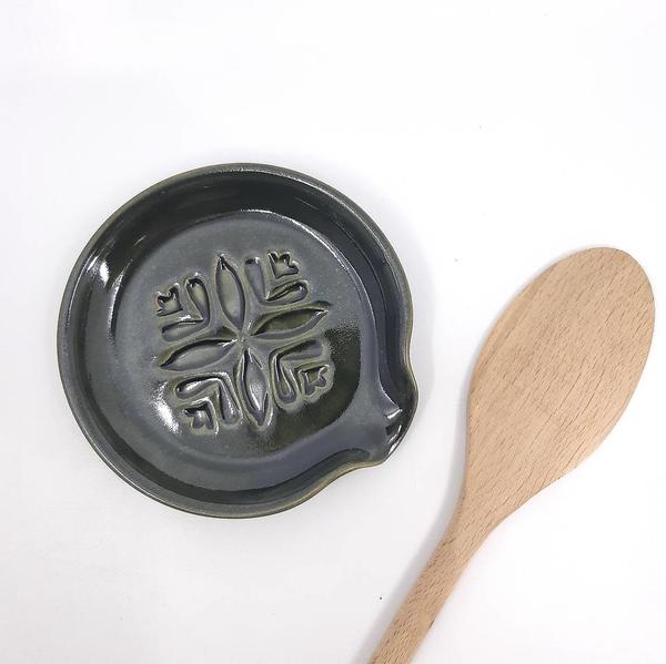 Odpočívadlo pod varešku tmavozelené