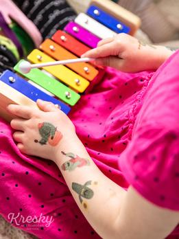 Kresky, dočasné tetovačky - Kaktusová kapela thumb