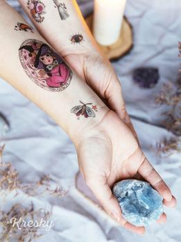 Kresky, dočasné tetovačky - Bosorácke thumb