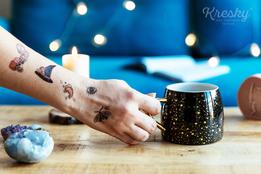 Kresky, dočasné tetovačky - Bosorácke thumb