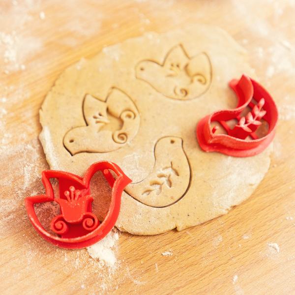 Set vykrajovačiek Folk vtáčiky