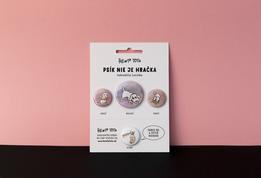 Sada odznakov - Psík nie je hračka