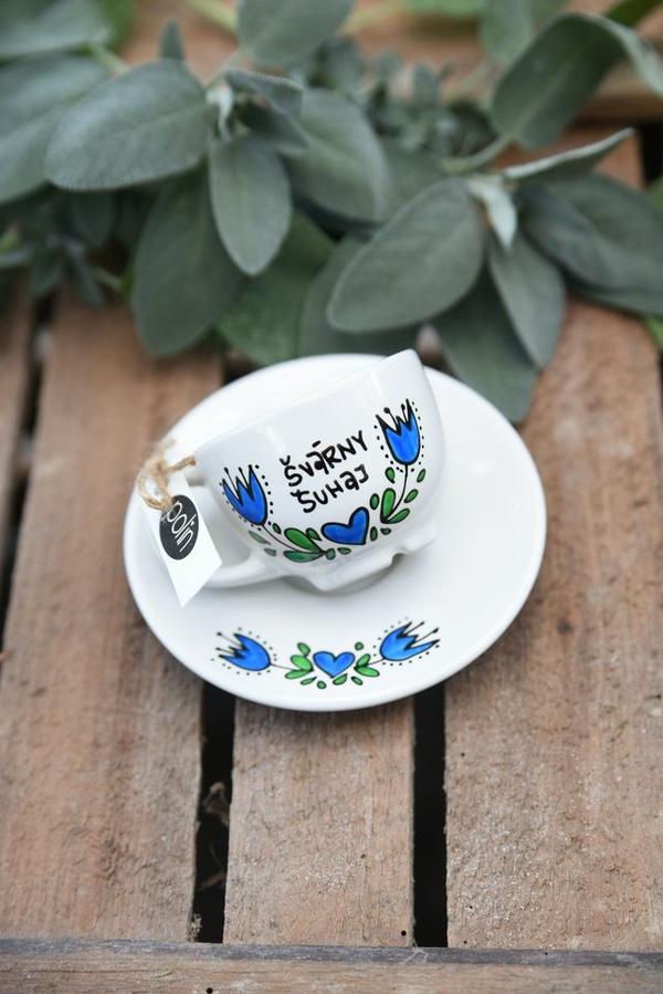 Šálka s podšálkou - Švárny šuhaj