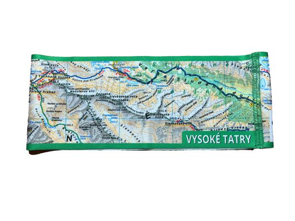 Multifunkčná čelenka s mapou Vysoké Tatry