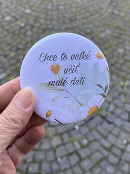 Magnetky - Chce to veľké srdce učiť malé deti thumb