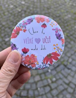 Magnetky - Chce to veľké srdce učiť malé deti thumb